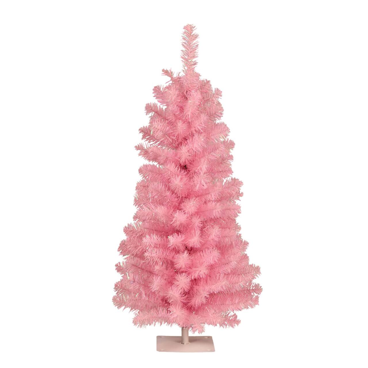 3ft. Unlit Pink Pine Artificial Christmas Tree